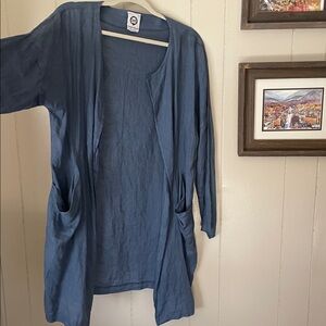 100% Linen Wendy Trendy Cardigan